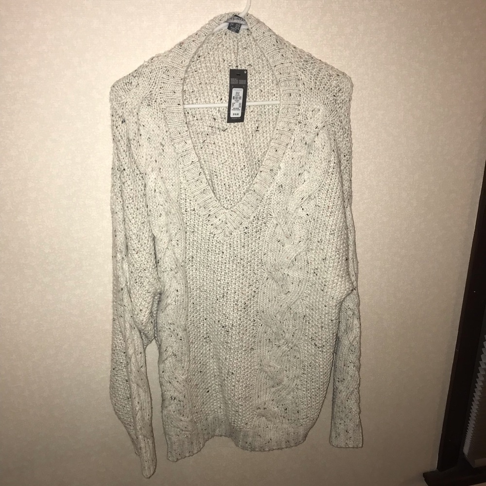 Speckled Oversized Sweater
